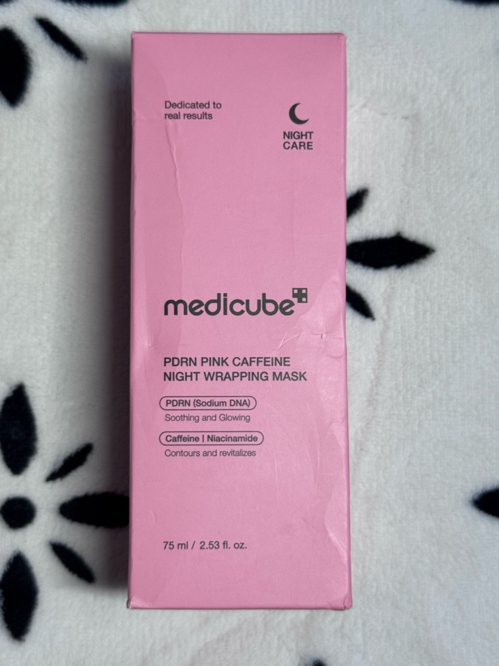 Medicube PDRN Pink Caffeine Night Wrapping Mask — Pink